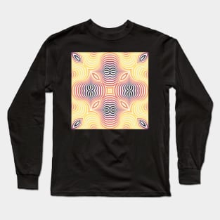 Optical illusion soft circles Long Sleeve T-Shirt